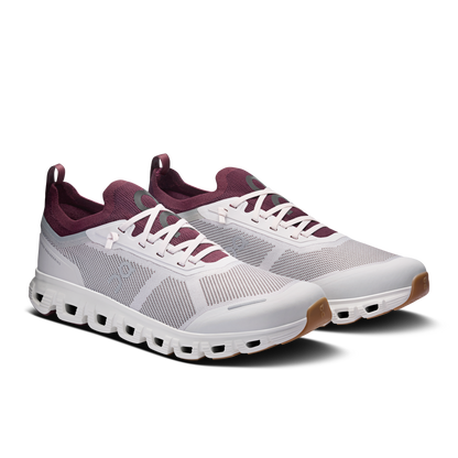 On Running Men's Cloud 6 Versa Shoes - Silver / Maroon