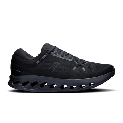 On Running Men's Cloudsurfer 2 Wide Shoes - Black / Black - Shopsportive