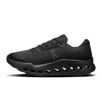 On Running Women's Cloudsurfer Trail 2 Waterproof Shoes - Black / Black - Shopsportive