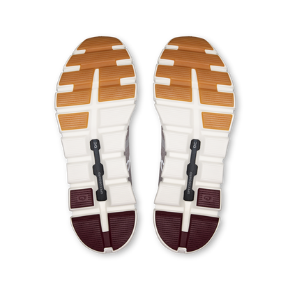 On Running Men's Cloud 6 Versa Shoes - Silver / Maroon