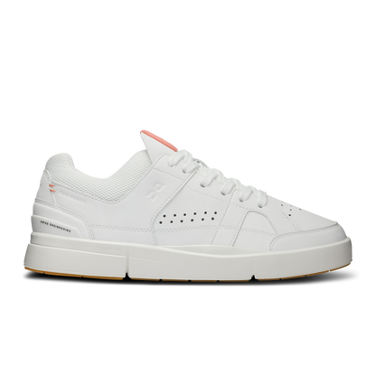 On Running Women's The Roger Clubhouse Shoes - White / Flamingo - Shopsportive