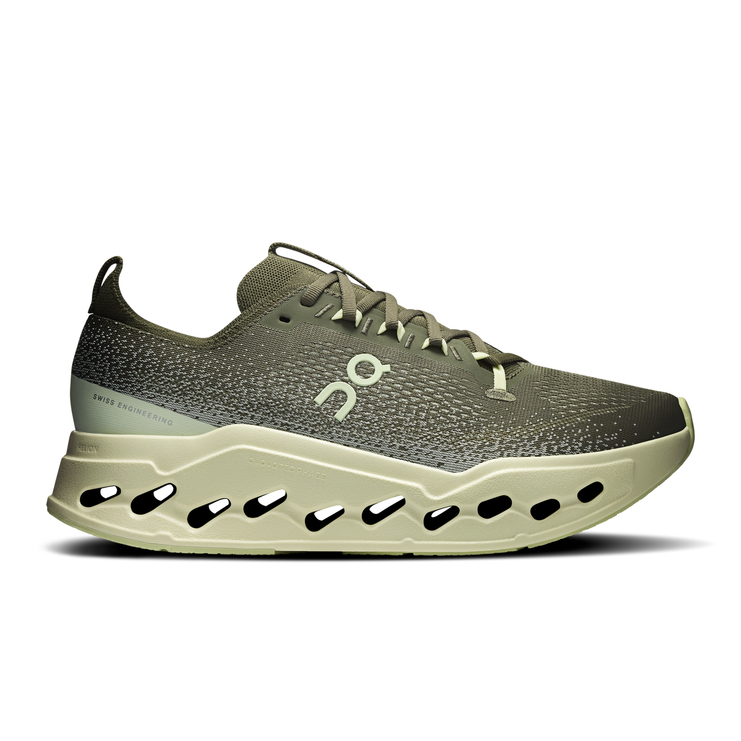 On Running Men's Cloudsurfer Max Wide Shoes - Olive / Seedling - Shopsportive