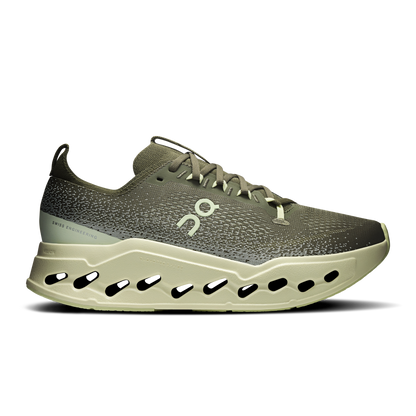 On Running Men's Cloudsurfer Max Wide Shoes - Olive / Seedling - Shopsportive