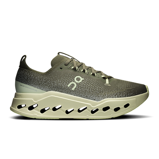On Running Men's Cloudsurfer Max Wide Shoes - Olive / Seedling - Shopsportive