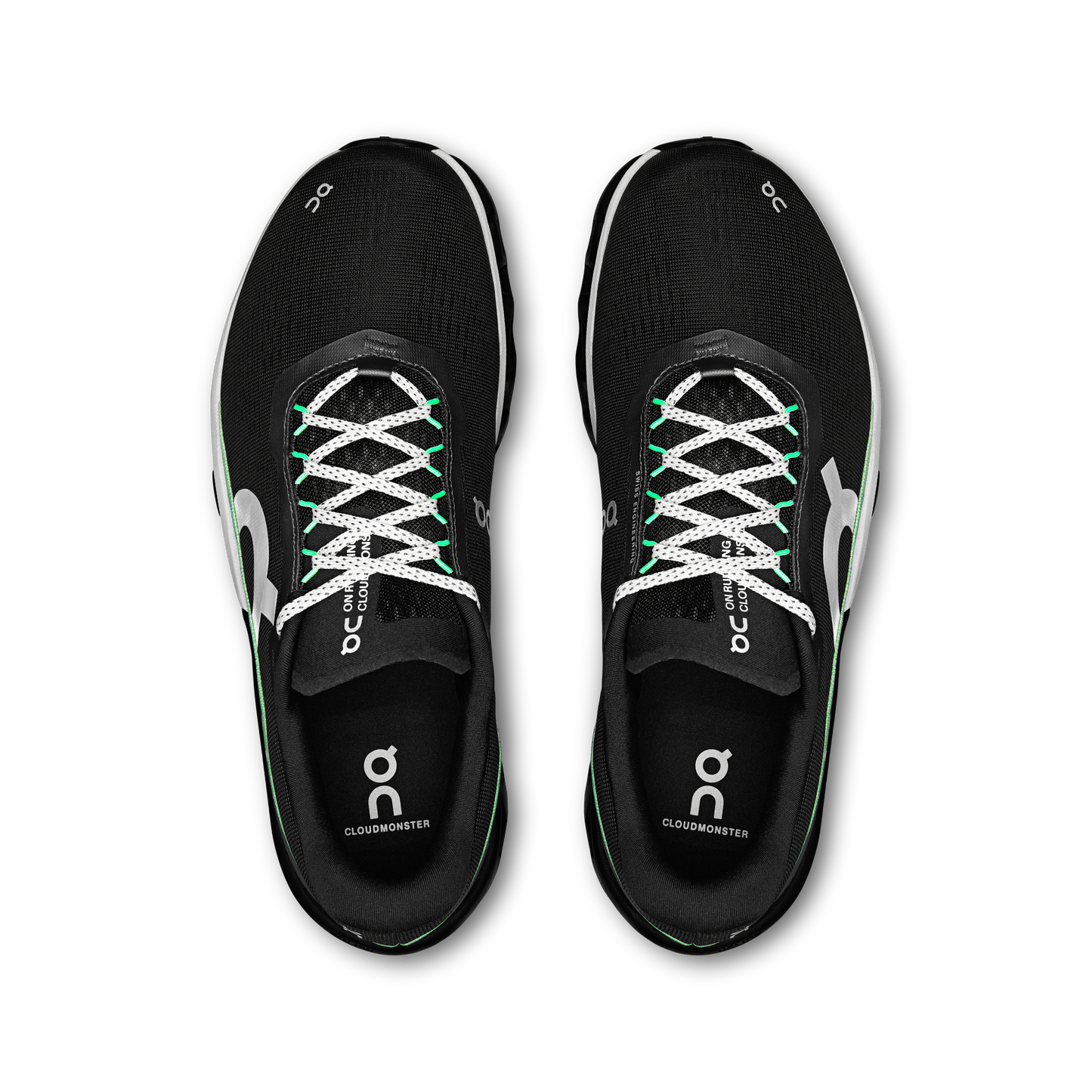 On Running Men's Cloudmonster 2 Shoes - Black / Glacier - Shopsportive