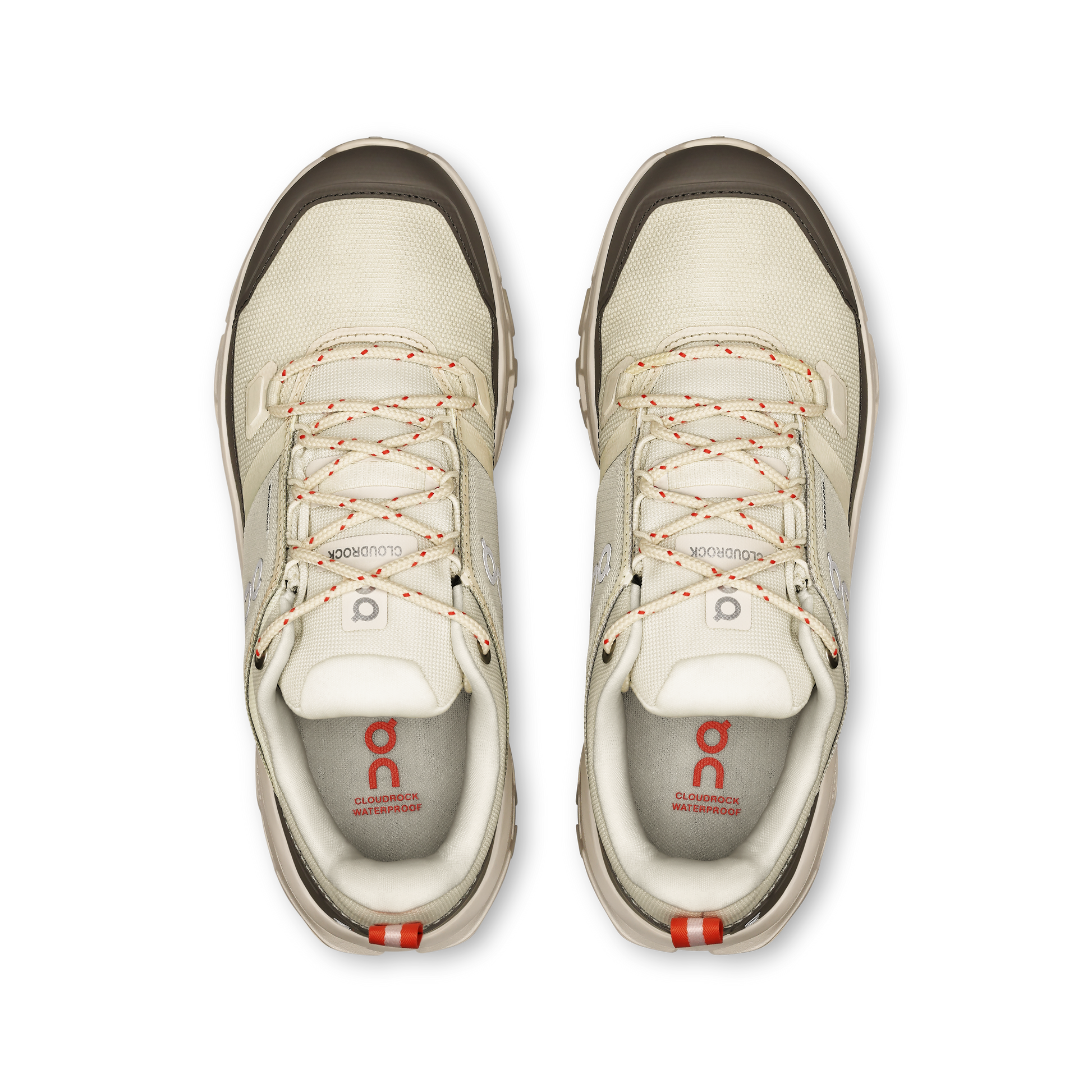 On Running Women's Cloudrock Low Waterproof Shoes - Ivory / Ivory - Shopsportive