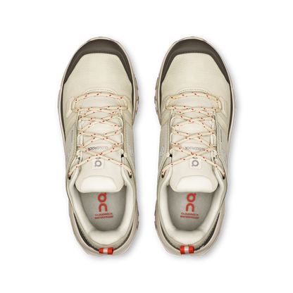 On Running Women's Cloudrock Low Waterproof Shoes - Ivory / Ivory - Shopsportive