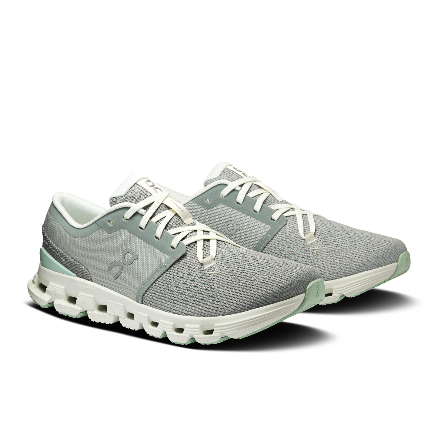 On Running Women's Cloud X 4 Shoes - Tin / Iceberg - Shopsportive