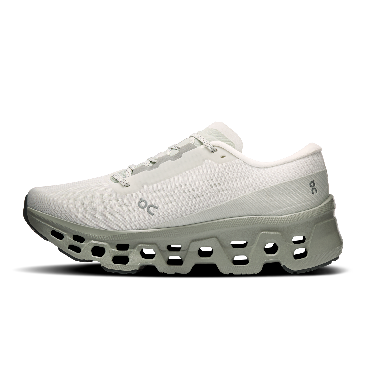 On Running Women's Cloudmonster 3 Shoes - Ivory / Tin - Shopsportive