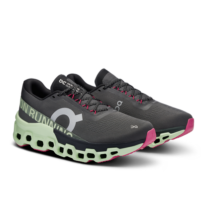 On Running Men's Cloudmonster 2 Shoes - Asphalt / Lima - Shopsportive