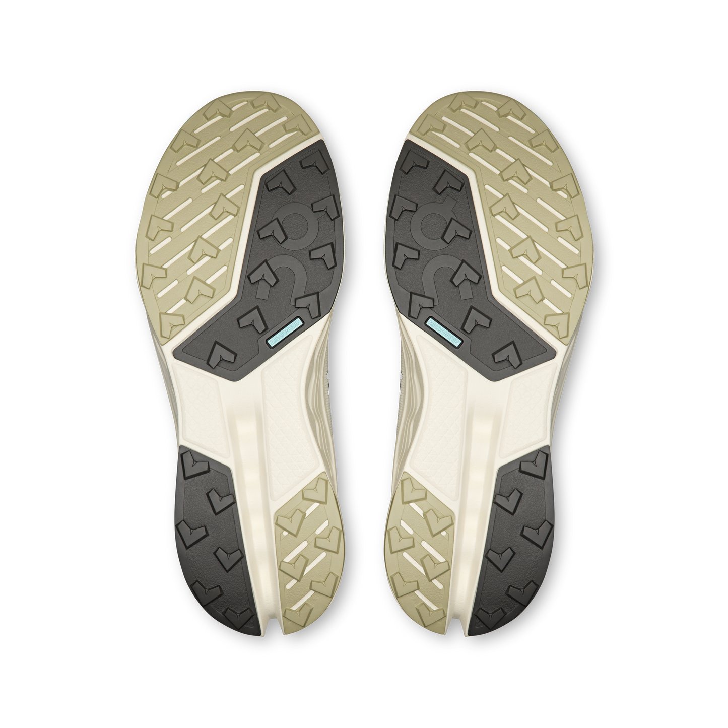 On Running Men's Cloudsurfer Trail 2 Shoes - Chalk / Ghost - Shopsportive