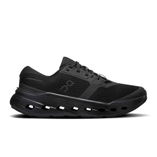 On Running Women's Cloudrunner 3 Wide Shoes - Black / Black - Shopsportive