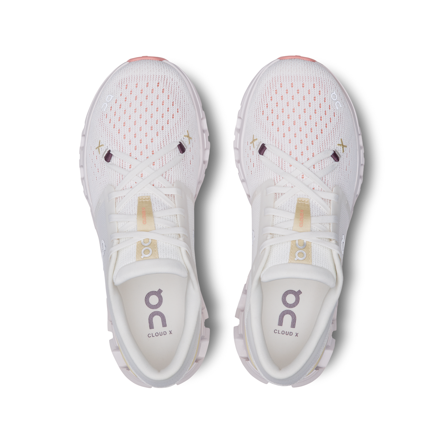 On Running Women's Cloud X 4 Shoes - Ivory / Sand - Shopsportive