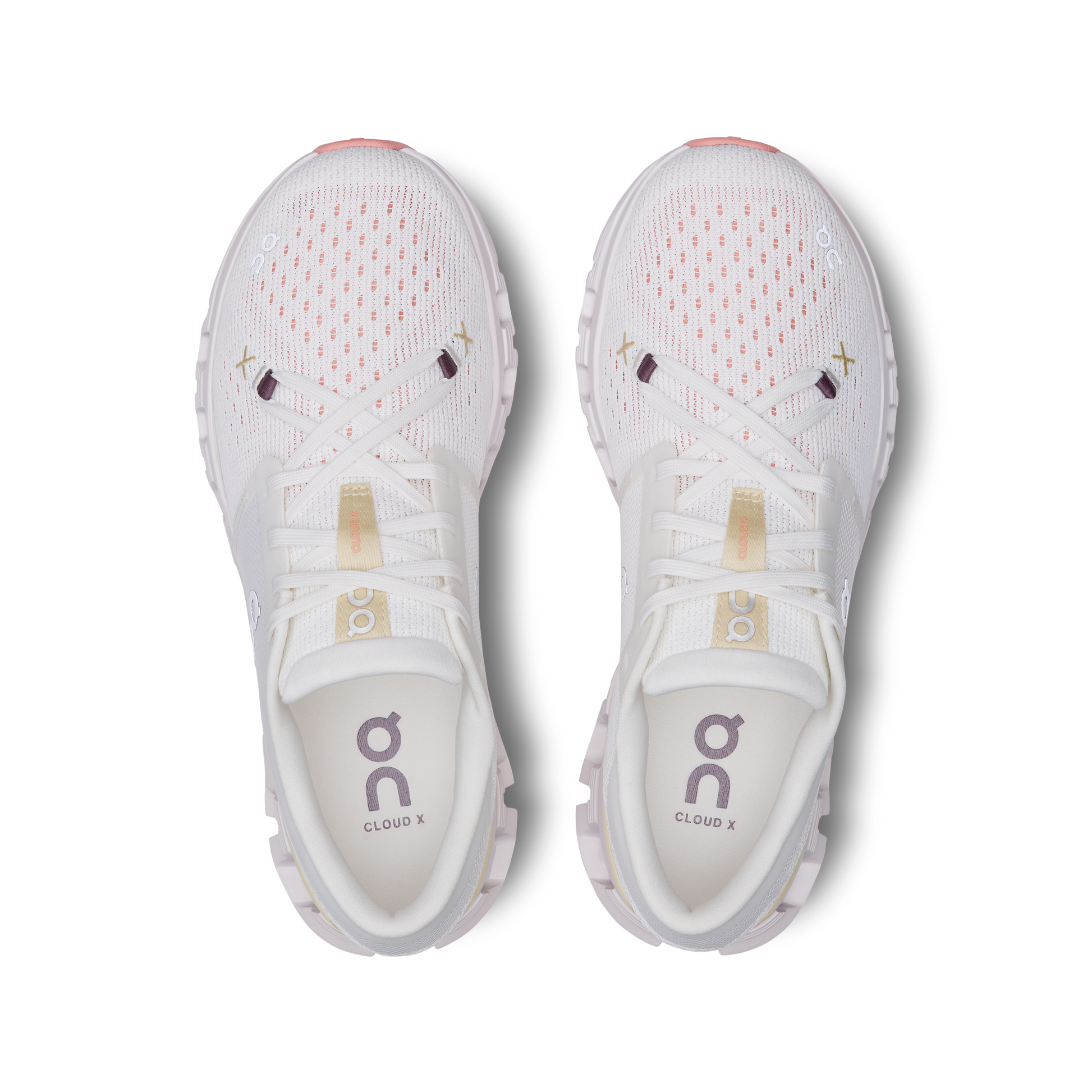On Running Women's Cloud X 4 Shoes - Ivory / Sand - Shopsportive