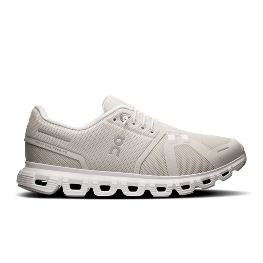 On Running Women's Cloud 6 Wide Shoes - Pearl / White - Shopsportive