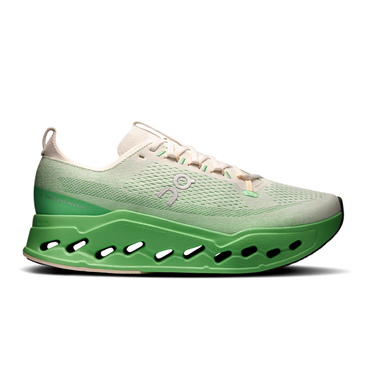 On Running Men's Cloudsurfer Max Shoes - Ivory / Honeydew - Shopsportive