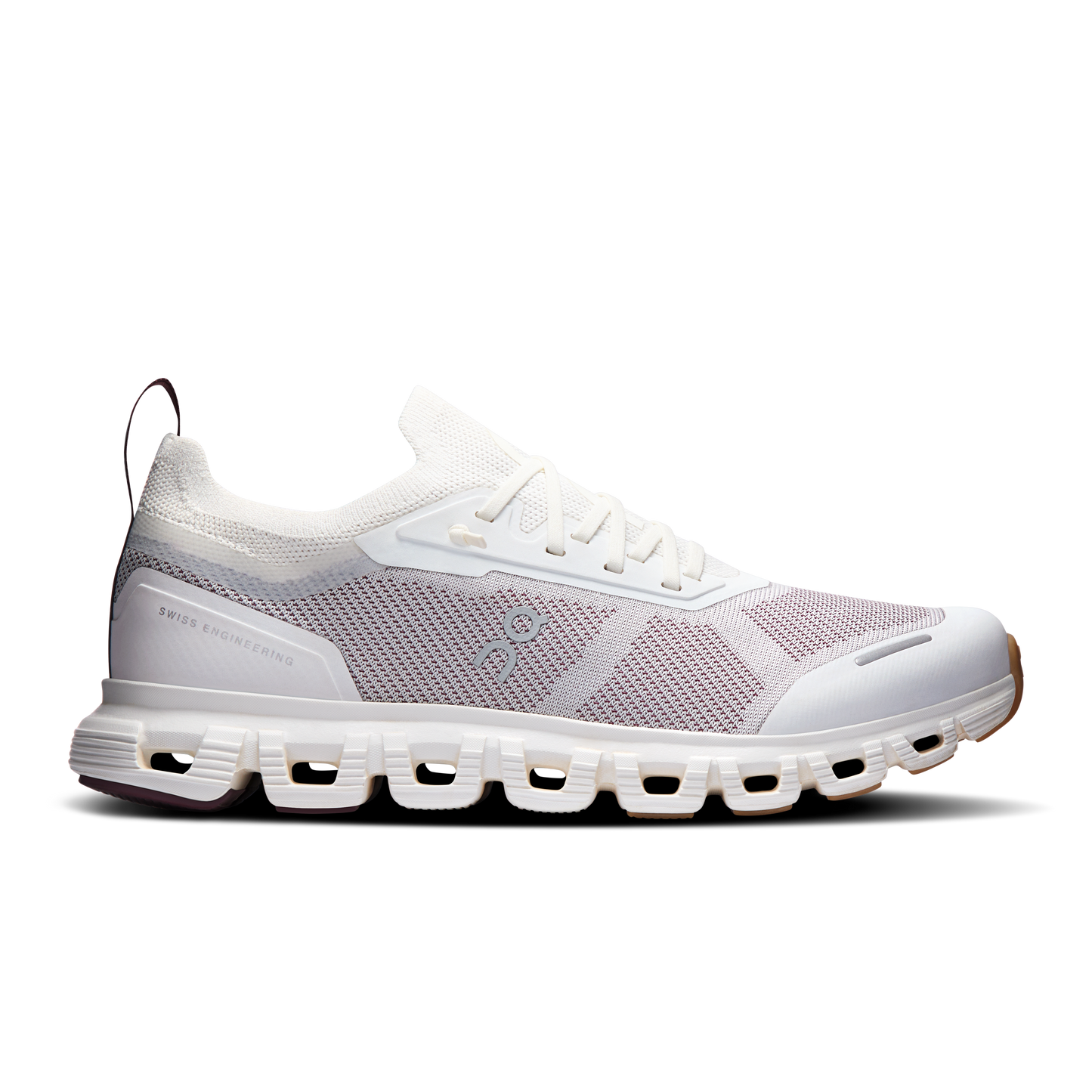 On Running Women's Cloud 6 Versa Shoes - Ice / Maroon - Shopsportive