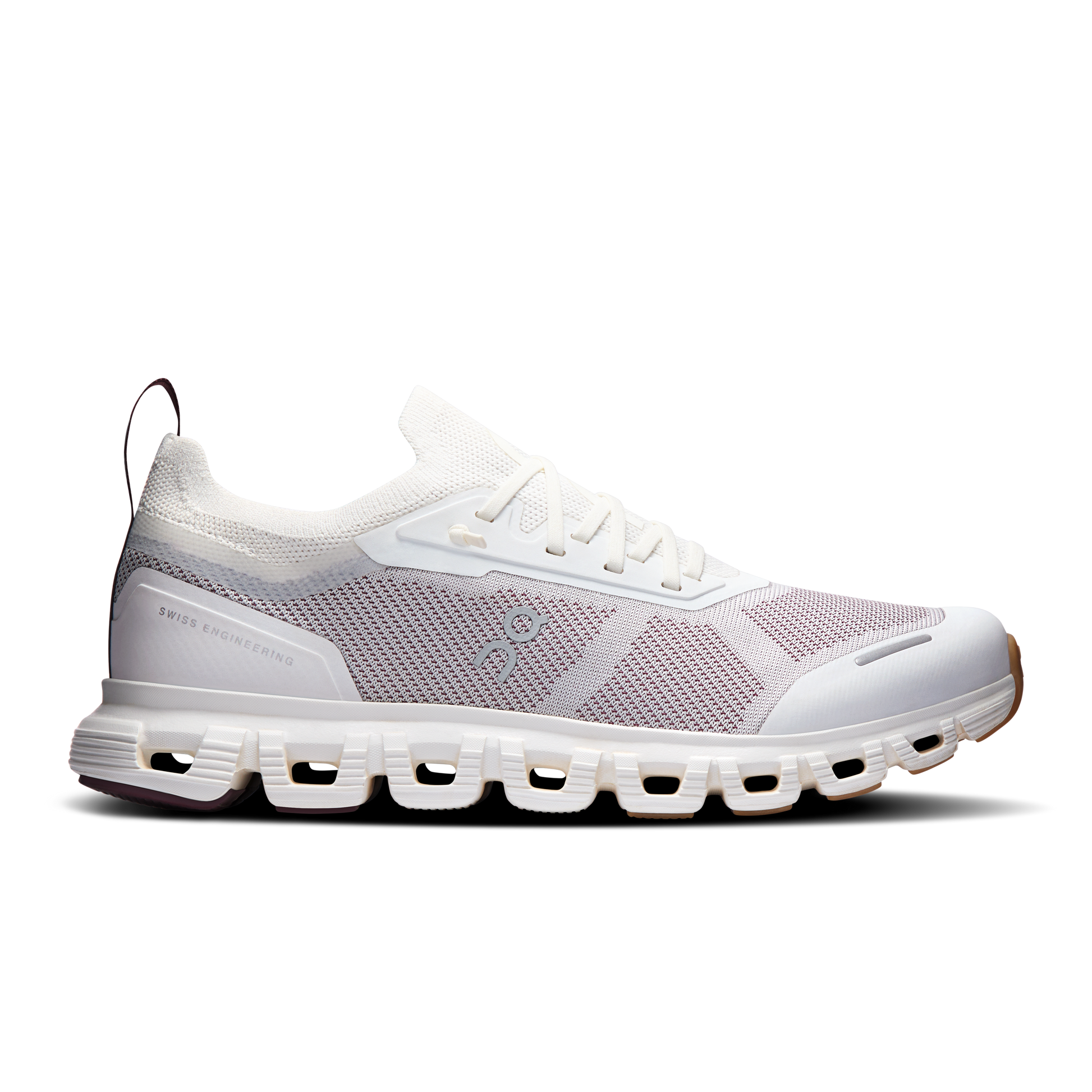 On Running Women's Cloud 6 Versa Shoes - Ice / Maroon - Shopsportive