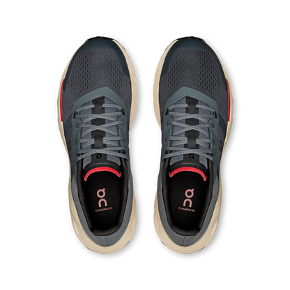 On Running Men's Cloudpulse Shoes - Stone / Red - Shopsportive