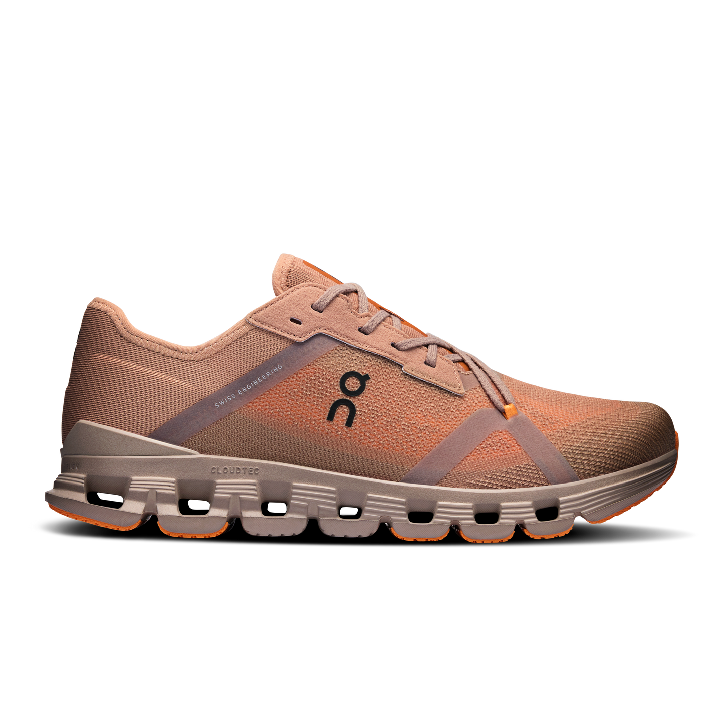 On Running Men's Cloud X 4 Ad Shoes - Rosebrown / Tangerine - Shopsportive