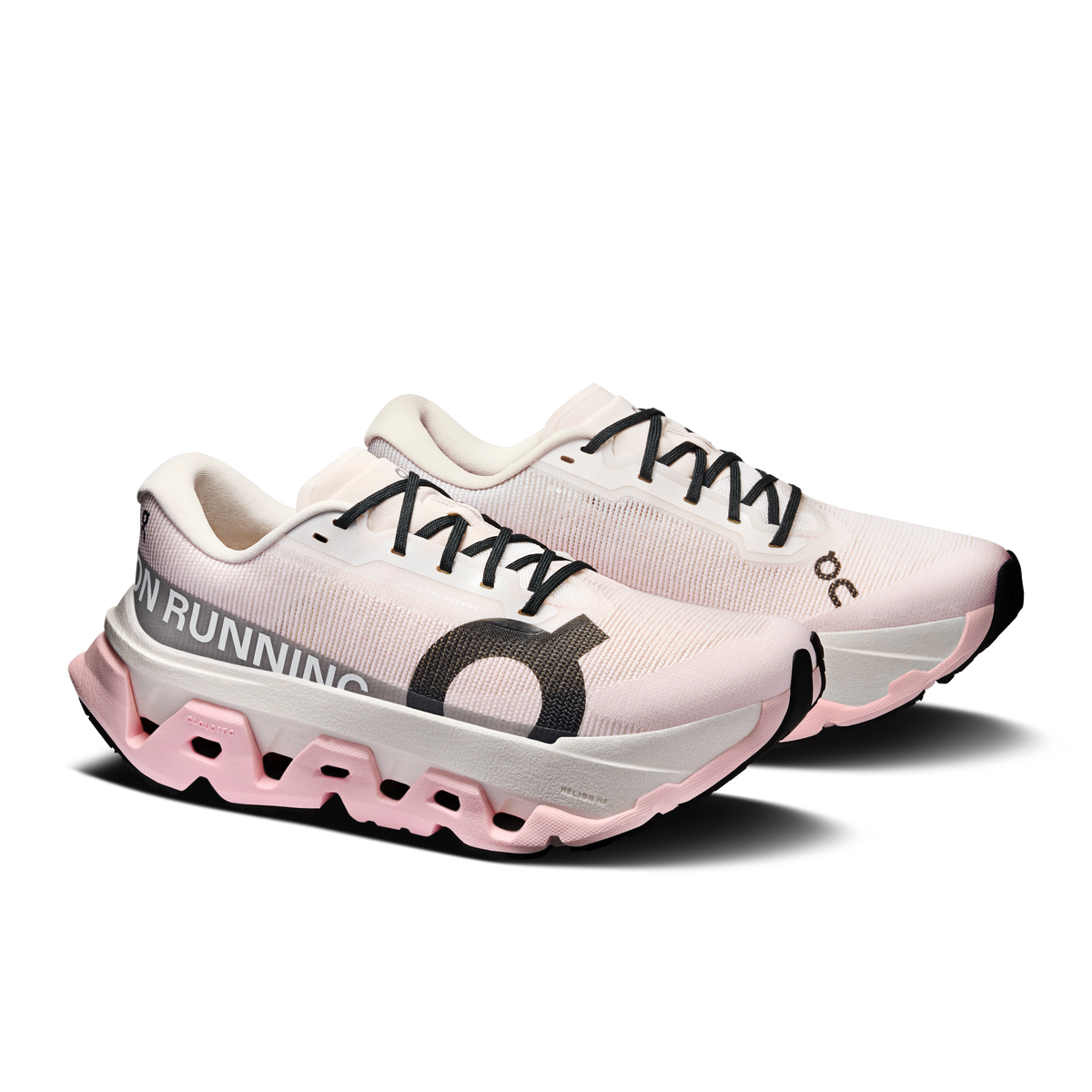 On Running Women's Cloudmonster 3 Hyper Shoes - Ivory / Peony - Shopsportive