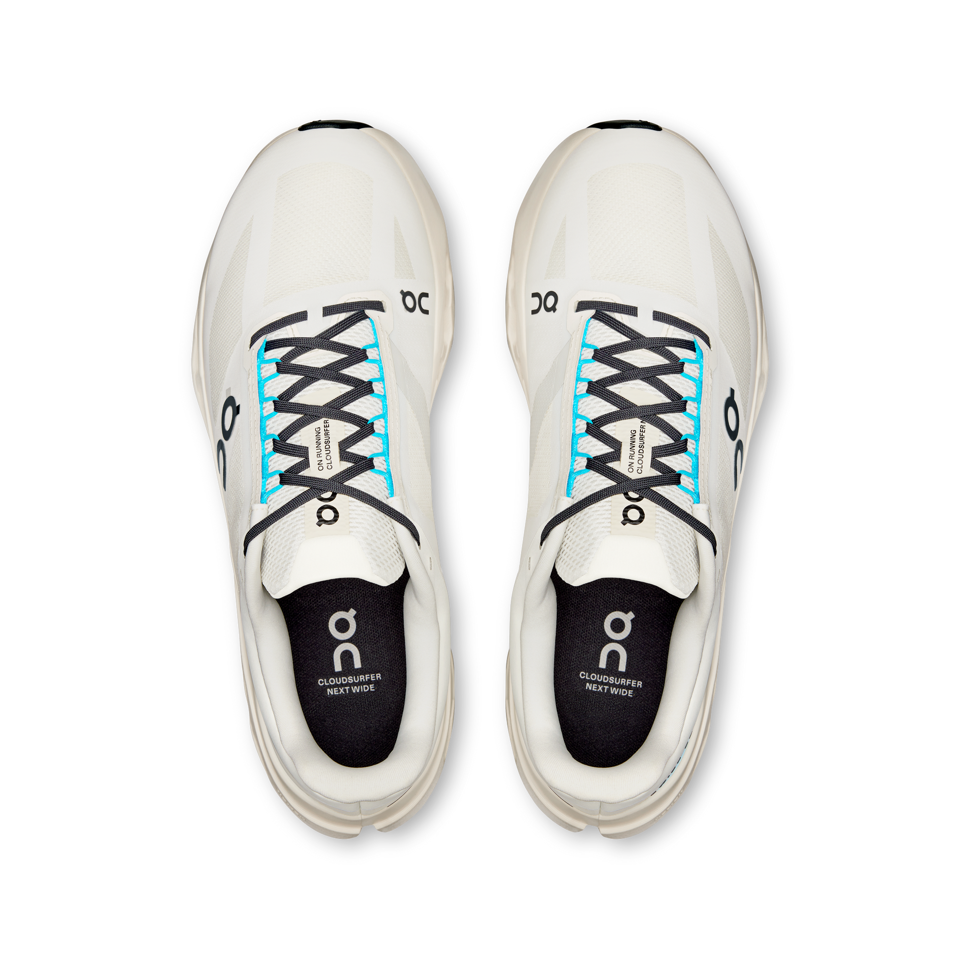 On Running Men's Cloudsurfer Next Wide Shoes - Ivory / Dew - Shopsportive