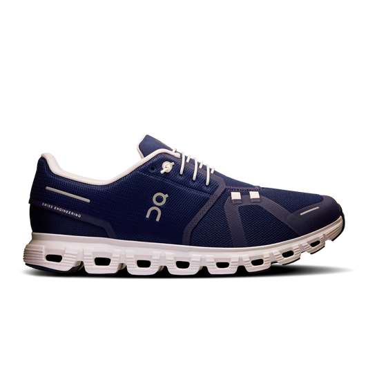 On Running Men's Cloud 6 Shoes - Midnight / White