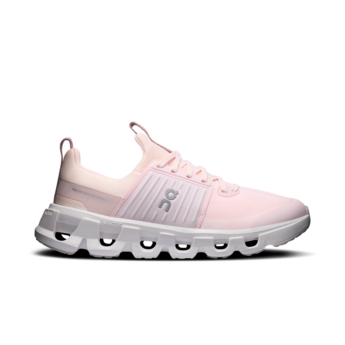 On Running Kids' Cloudswift Youth Shoes - Salt / White