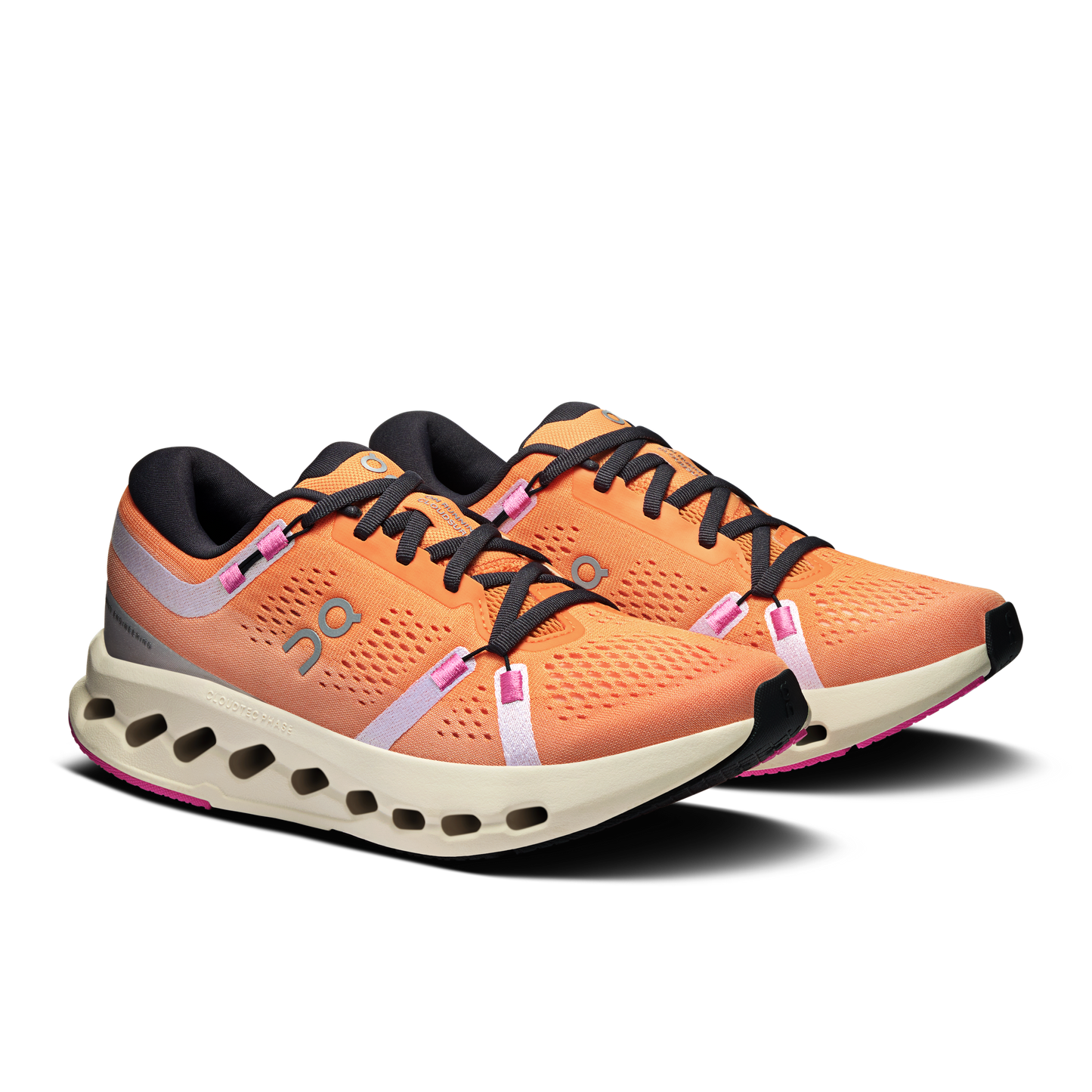 On Running Women's Cloudsurfer 2 Shoes - Tangerine / Ivory