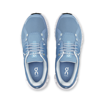On Running Women's Cloud 6 Shoes - Chambray / White - Shopsportive