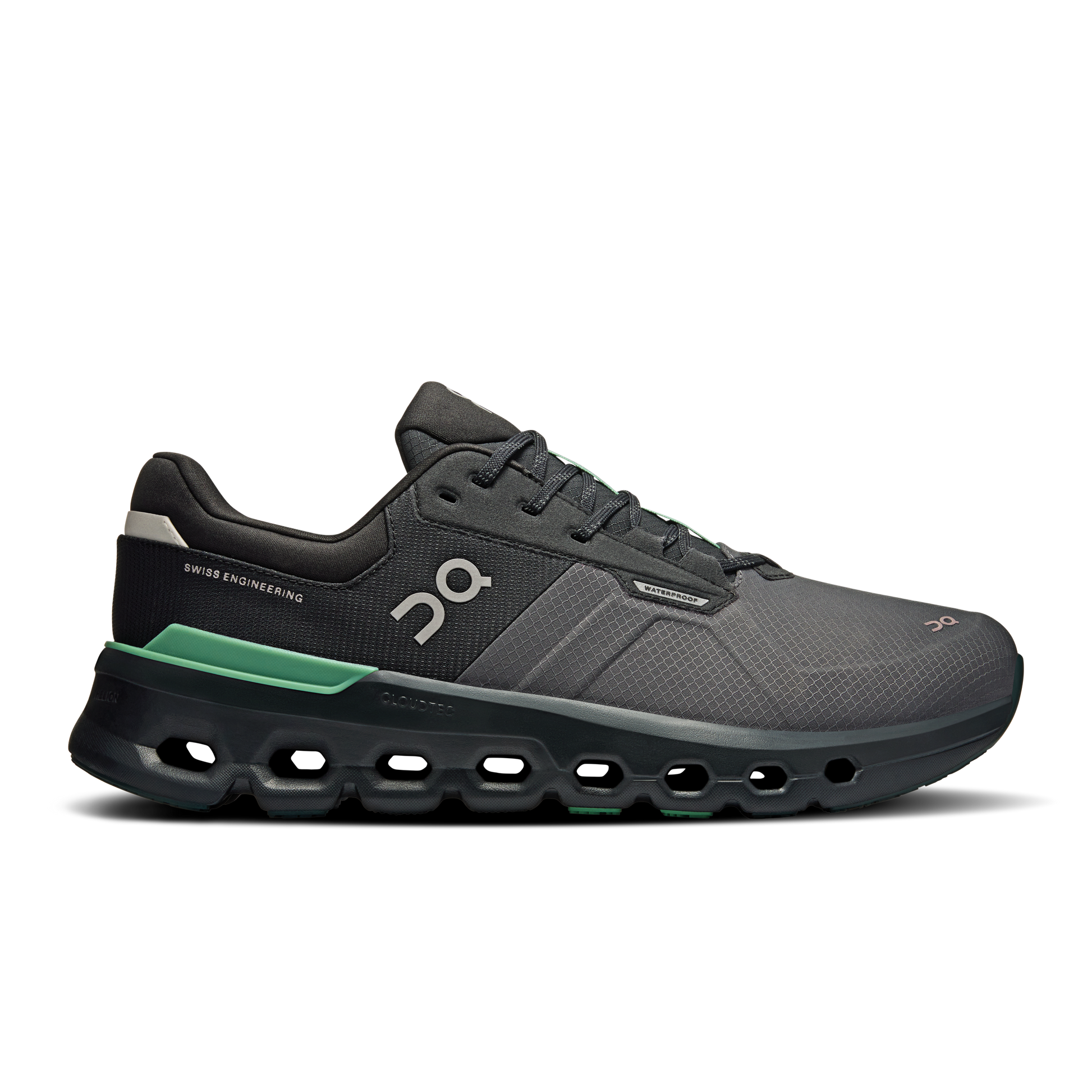 On Running Men's Cloudrunner 2 Waterproof Shoes - Eclipse / Rosemary - Shopsportive