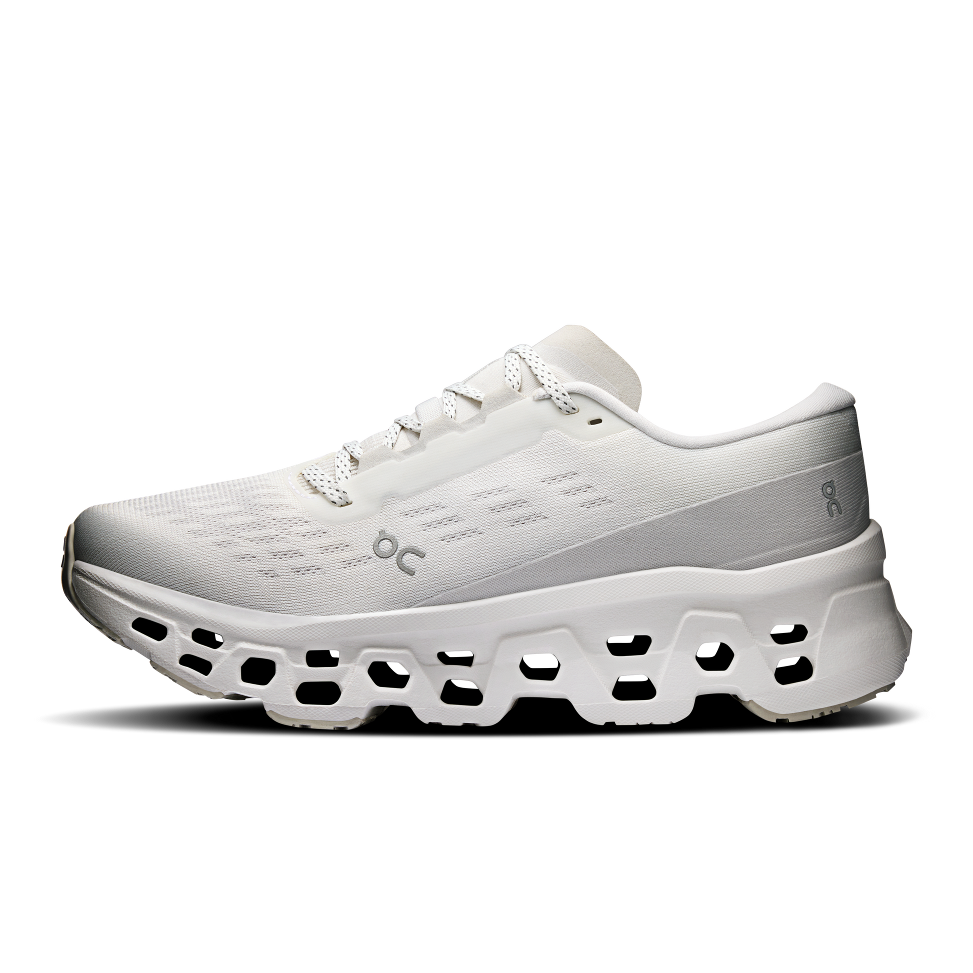 On Running Women's Cloudmonster 3 Shoes - White / Wolf - Shopsportive