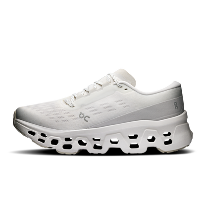 On Running Women's Cloudmonster 3 Shoes - White / Wolf - Shopsportive