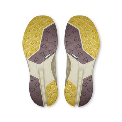 On Running Women's Cloudsurfer Trail 2 Waterproof Shoes - Ghost / Chalk - Shopsportive
