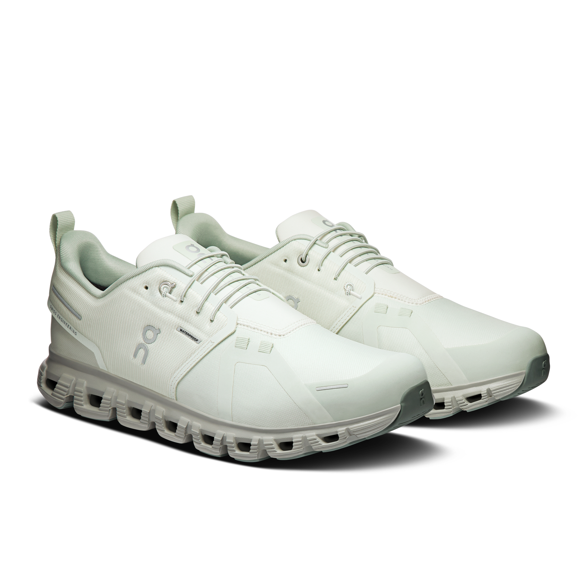 On Running Men's Cloud 6 Waterproof Shoes - Iceberg / Tin - Shopsportive