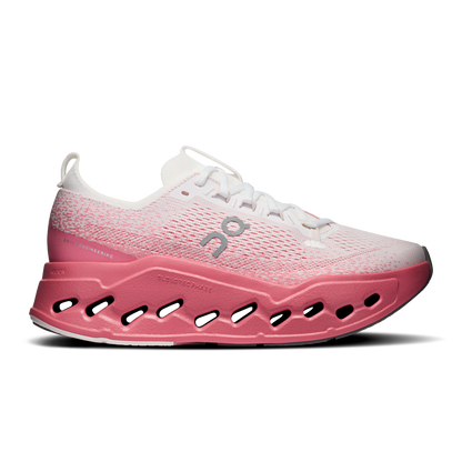 On Running Women's Cloudsurfer Max Shoes - White / Camellia