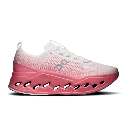On Running Women's Cloudsurfer Max Shoes - White / Camellia - Shopsportive