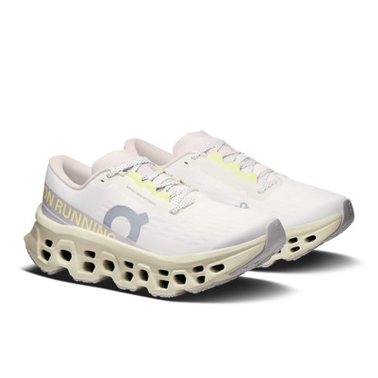 On Running Women's Cloudmonster 3 Shoes - Ivory / Seedling - Shopsportive