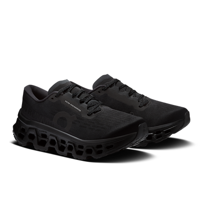 On Running Women's Cloudmonster 3 Shoes - Black / Black - Shopsportive