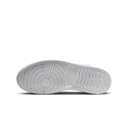 Nike Men's Air Jordan 1 Mid SE Craft Shoes - White / Orewood Brown / Tech Grey / Sail - Shopsportive