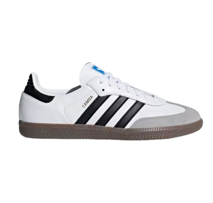 Adidas Men's Samba OG Shoes - Cloud White / Core Black / Clear Granite