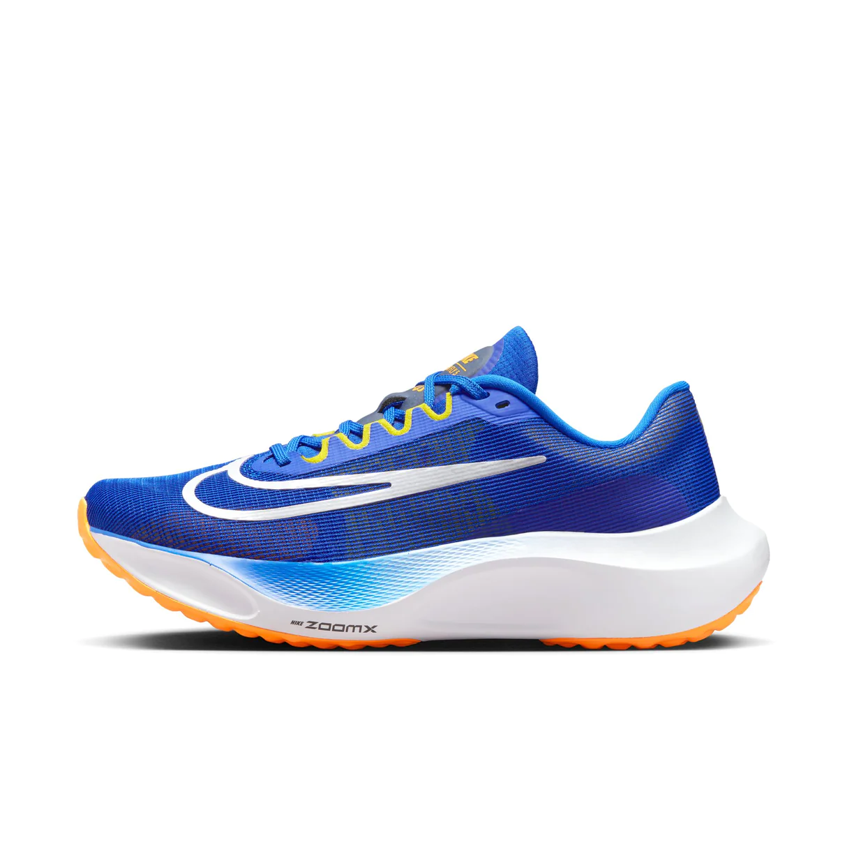 Nike Men's Zoom Fly 5 Shoes - Racer Blue / White / High Voltage / Sundial