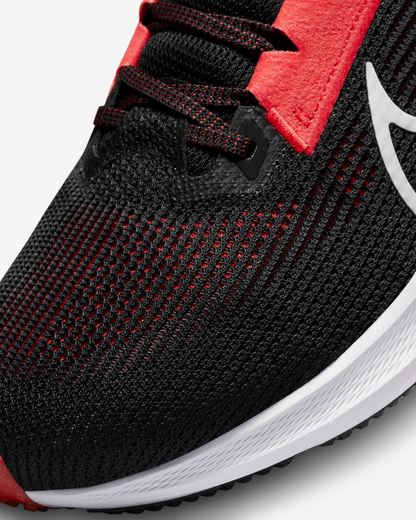 Nike Men's Pegasus 40 Shoes - Black / Light Crimson / White - Shopsportive