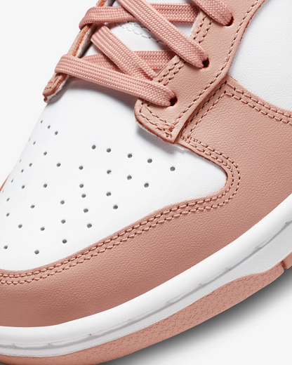 Nike Women's Dunk Low Shoes - White / Rose Whisper - Shopsportive