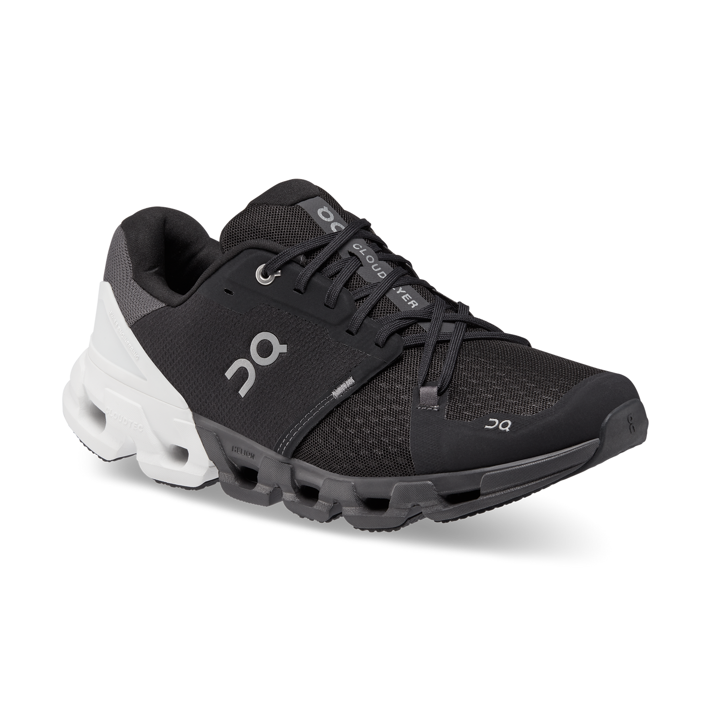 On Running Men's Cloudflyer 4 Shoes - Black / White