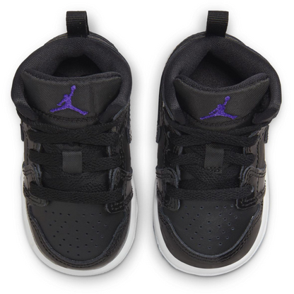 Nike Kids' Air Jordan 1 Mid SE TD Shoes - Black / Concord Blue / White - Shopsportive