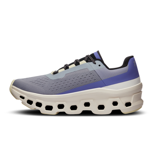 On Running Women's Cloudmonster Shoes - Mist / Blueberry