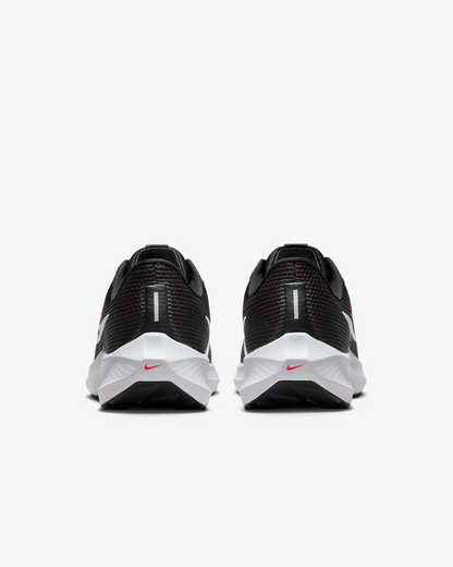 Nike Men's Pegasus 40 Shoes - Black / Light Crimson / White - Shopsportive
