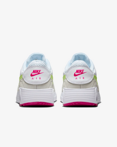 Nike Women's Air Max SC Shoes - White / Light Lemon Twist / Fireberry / Blue Tint