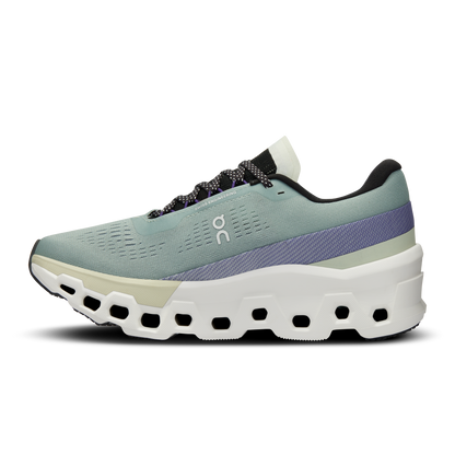 On Running Women's Cloudmonster 2 Shoes - Mineral / Aloe - Shopsportive